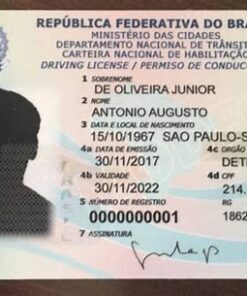 Buy Brazilian driver license